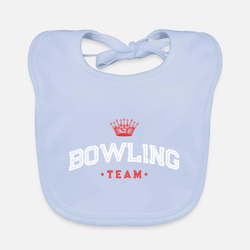 Bowling Team Organic Baby Bibs