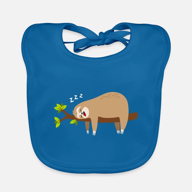 Sloth Organic Baby Bibs