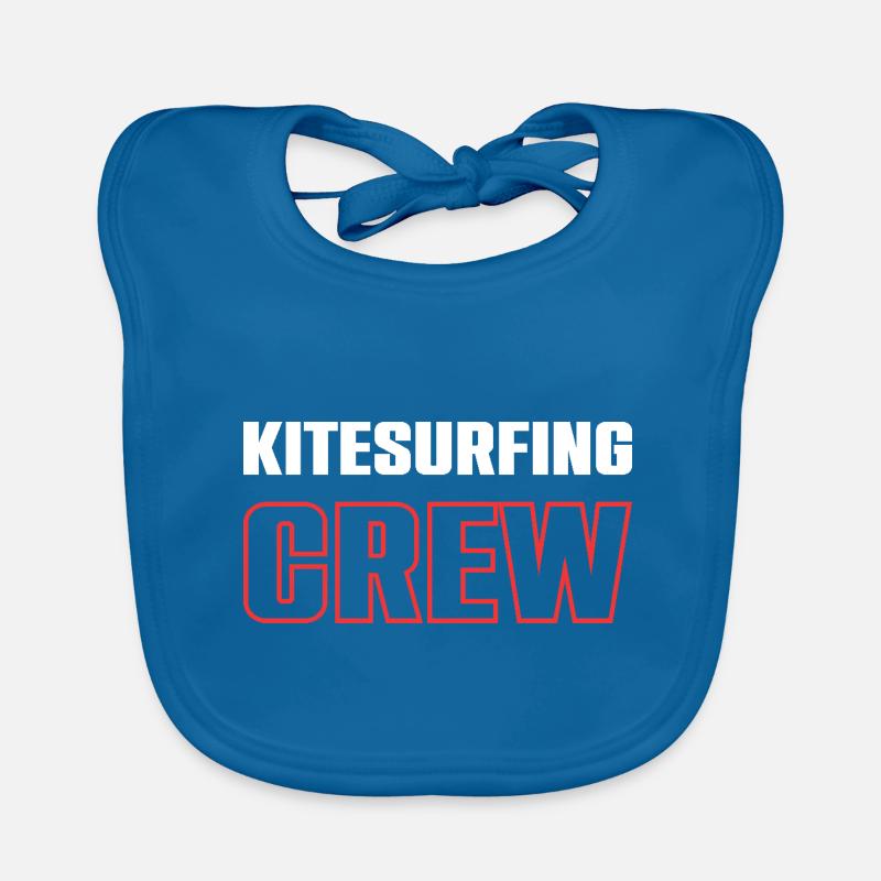 Kitesurfing Crew Organic Baby Bibs