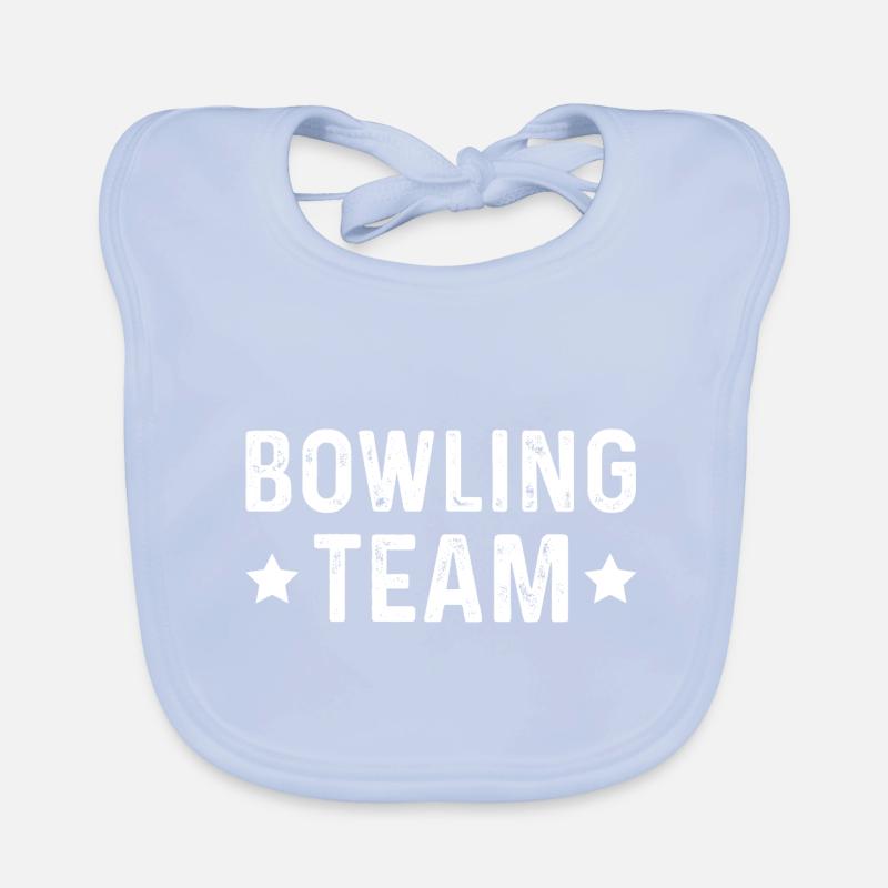 Bowling Team Organic Baby Bibs