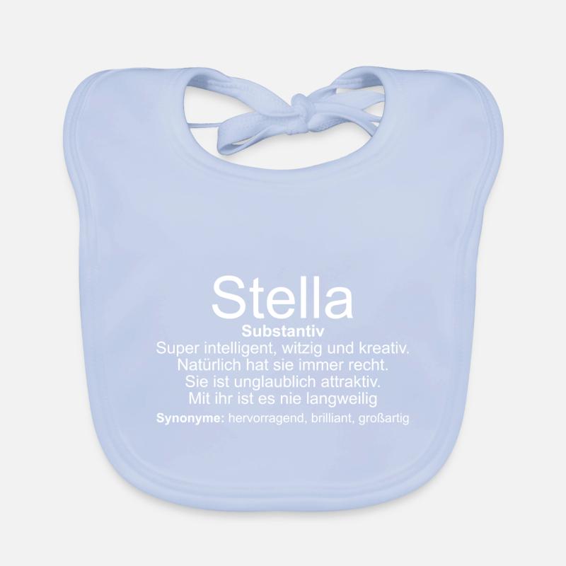 Nom Définition Stella Bavoir bio Bébé