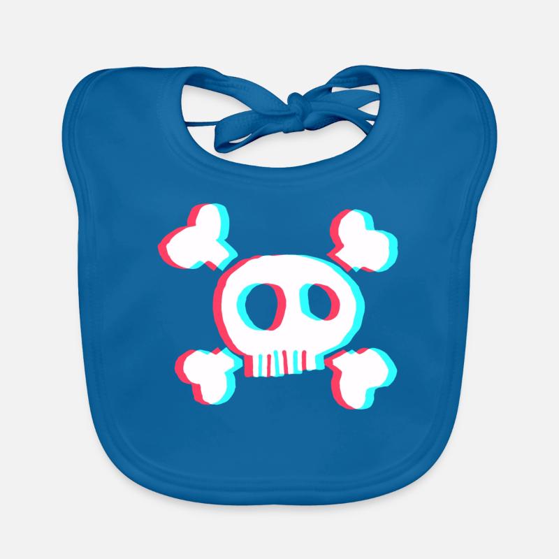 Skull Organic Baby Bibs