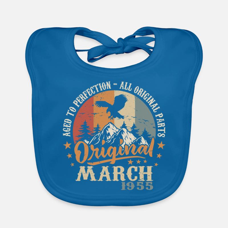 March 1955 Jubilee 1955 Legends March 1955 Organic Baby Bibs
