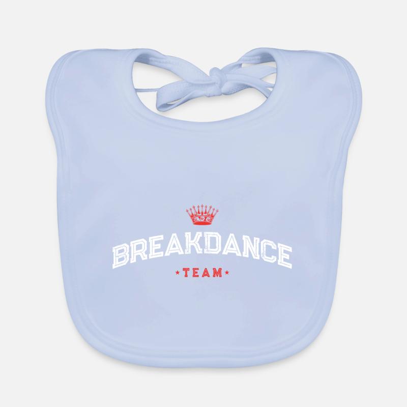 Équipe de breakdance Bavoir bio Bébé