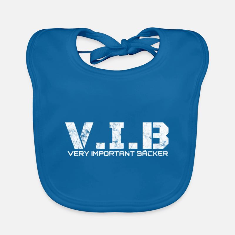 Bäcker Spruch Lustig Geschenk Backen Beruf Baby Bio-Lätzchen
