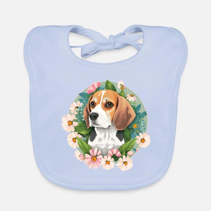 Propriétaires de chiens Beagle Bavoir bio Bébé