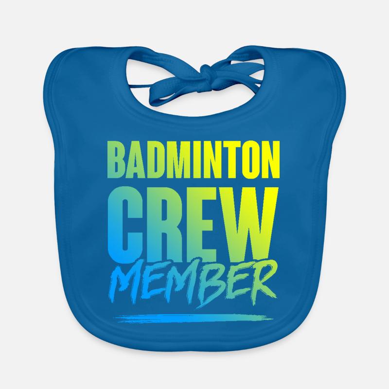 Équipe de badminton Bavoir bio Bébé