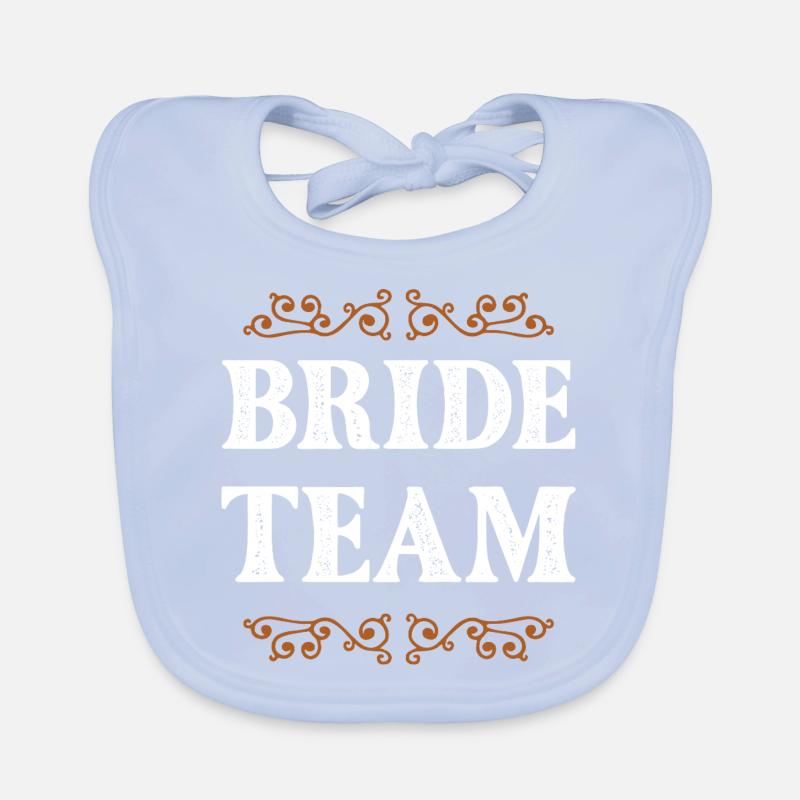 Bride Crew Baby Bio-Lätzchen