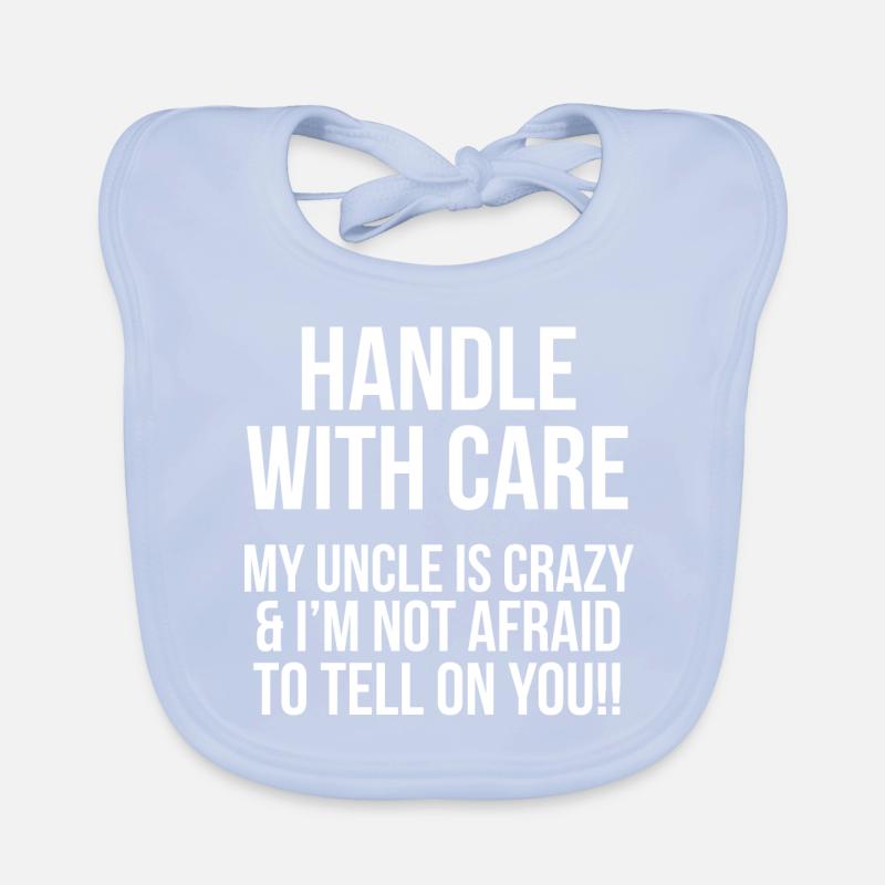 Baby Uncle Uncle Uncle Brorson Nephew Gift Organic Baby Bibs