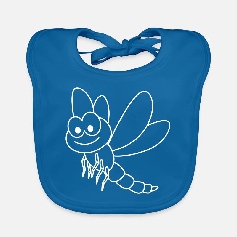 Libellule dragon fly Bavoir bio Bébé