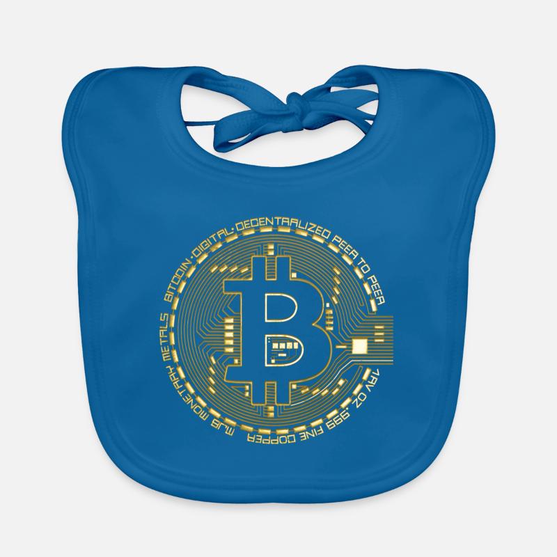 Bitcoin Or Bavoir bio Bébé
