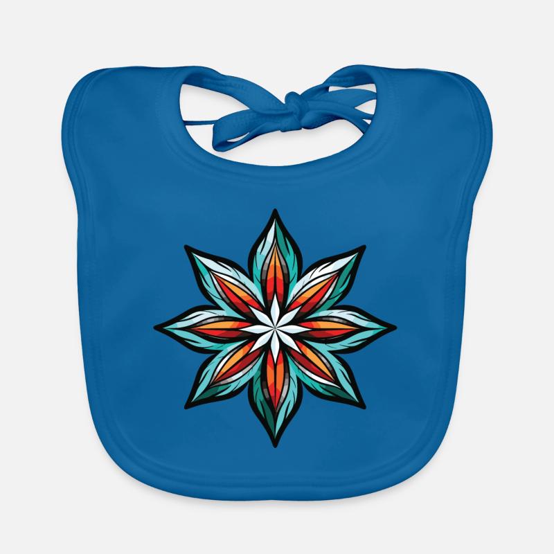 Snowflake icon Organic Baby Bibs