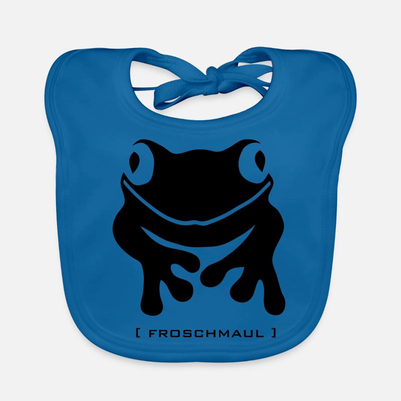 Grenouille bouche crapaud crapaud sauvage Bavoir bio Bébé
