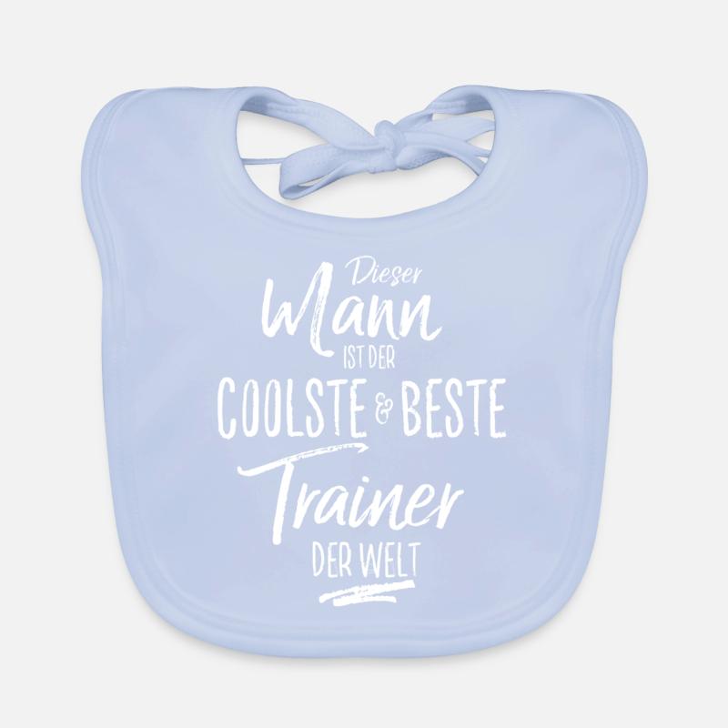 Trainer-white Baby Bio-Lätzchen