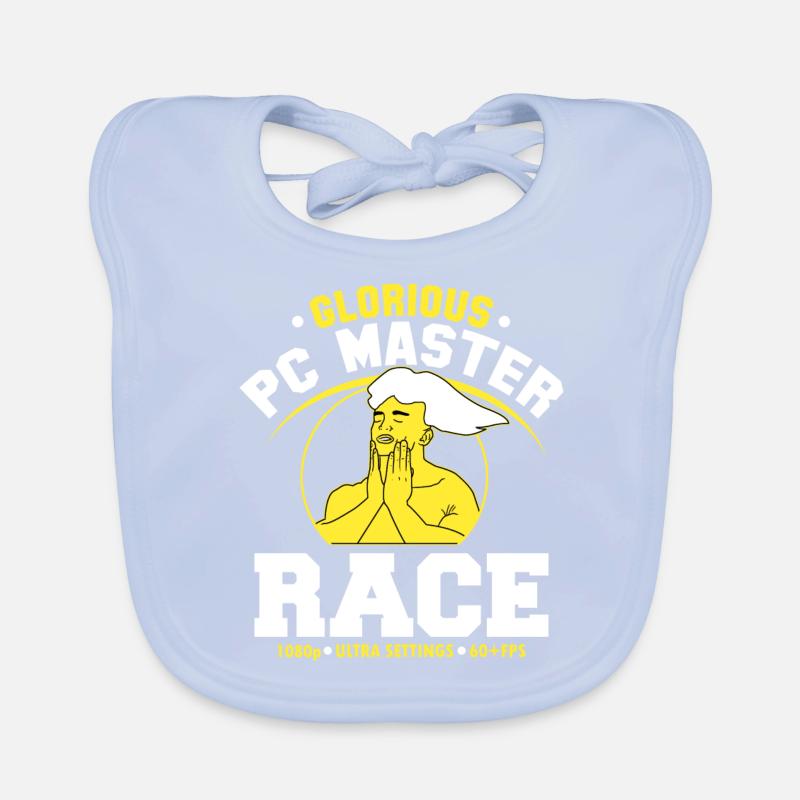 glorious pc gaming master race Organic Baby Bibs