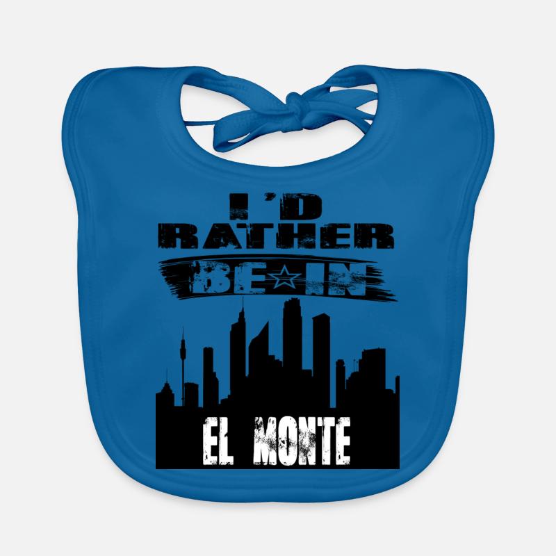 Geschenk Id rather be in El Monte Baby Bio-Lätzchen