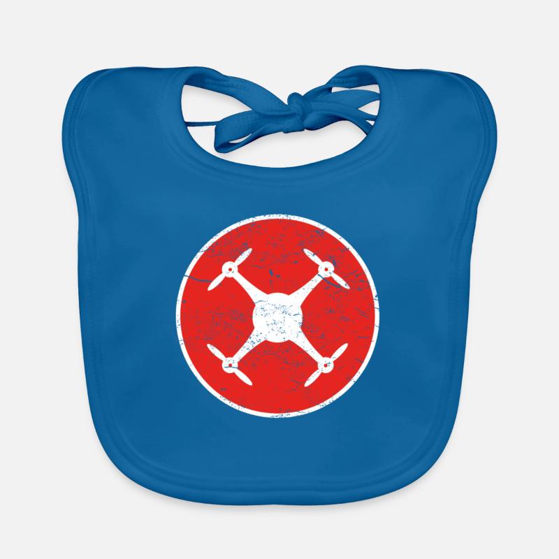 Gift drone drone Organic Baby Bibs