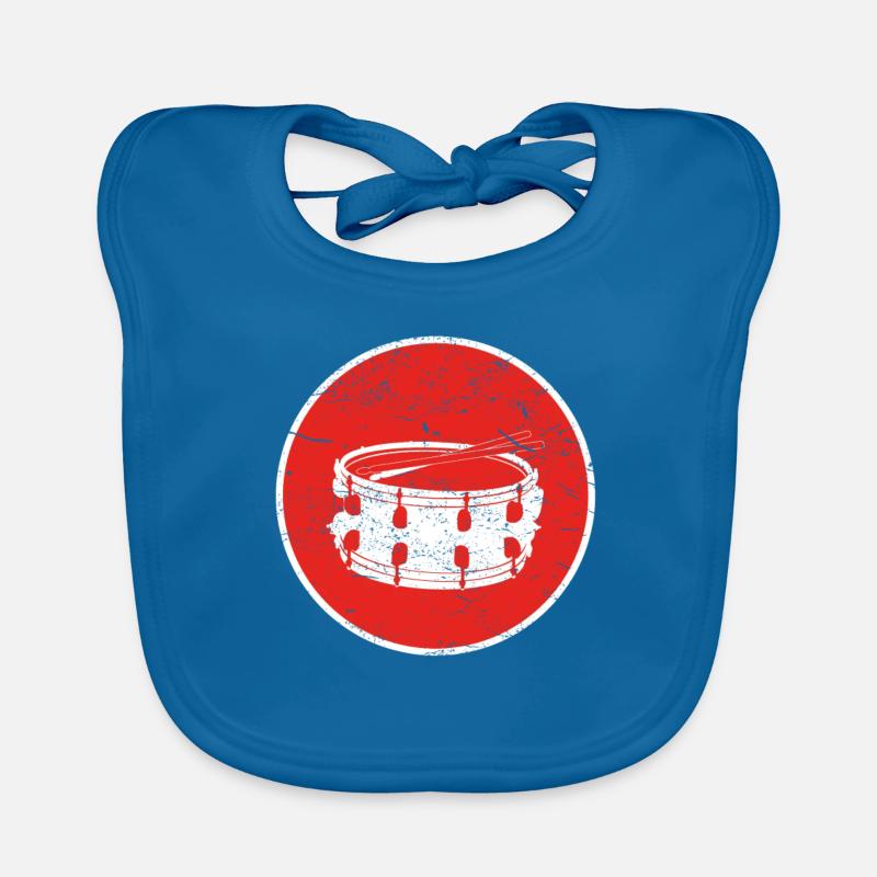 Gift drums drum drum Organic Baby Bibs