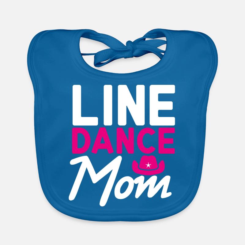 Line Dance Mom Linedance Mommy Geschenk Baby Bio-Lätzchen