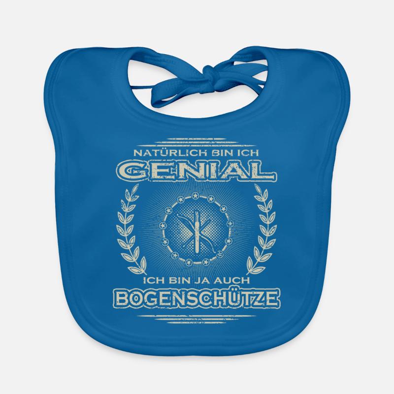 Gift Awesome bowman bow shooting bow Organic Baby Bibs
