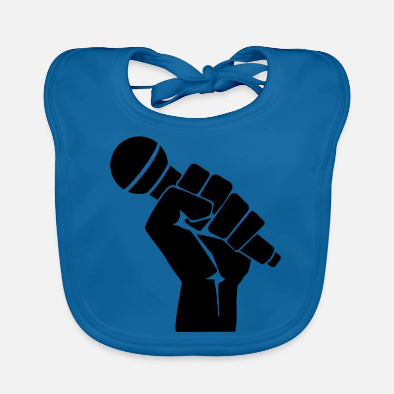 Rap Crew Mic Bavoir bio Bébé