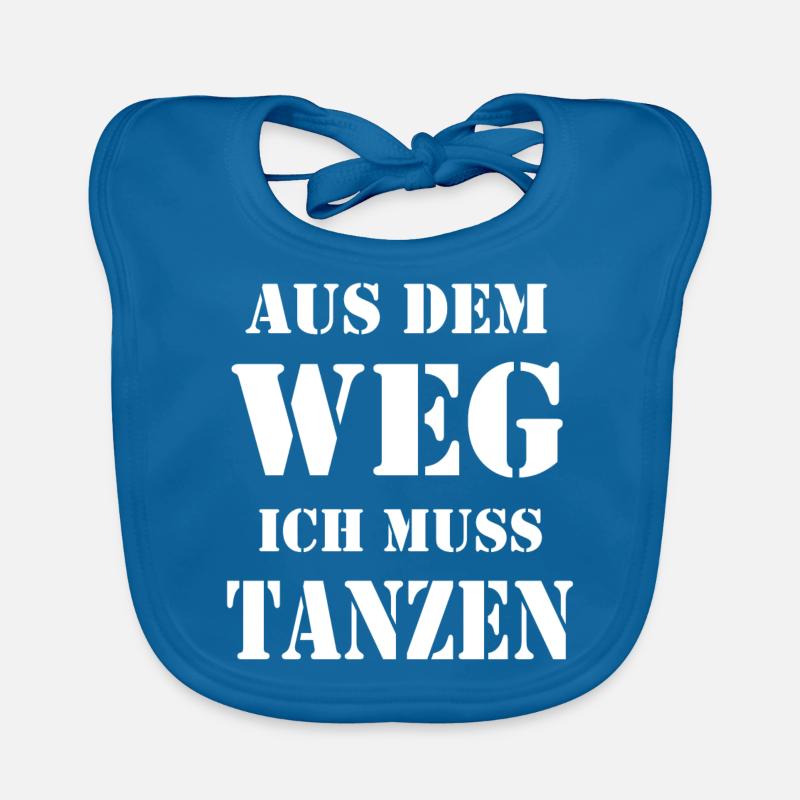 Tanzen Spruch Tanz Geschenk Baby Bio-Lätzchen