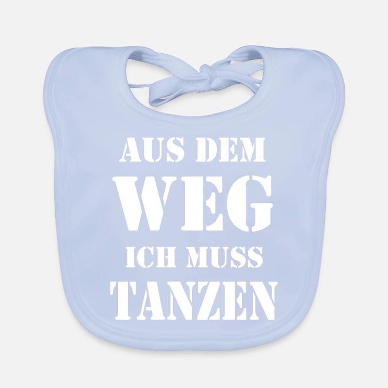 Tanzen Spruch Tanz Geschenk Baby Bio-Lätzchen