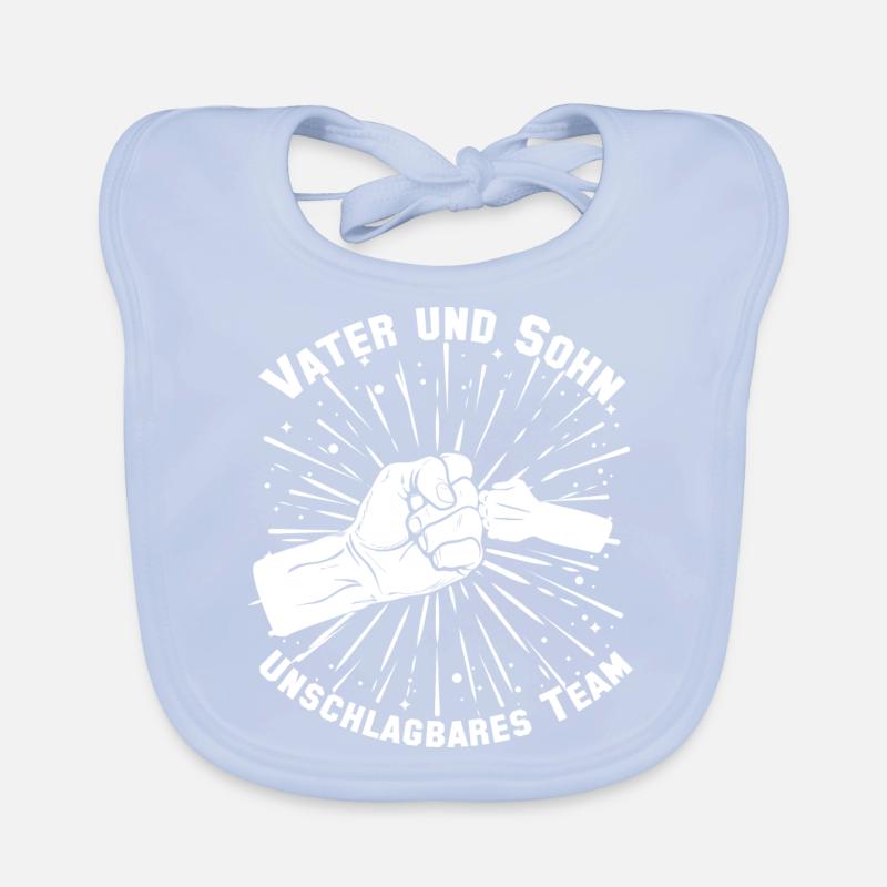 Vatertag Geschenkidee für Vater oder Sohn Baby Bio-Lätzchen