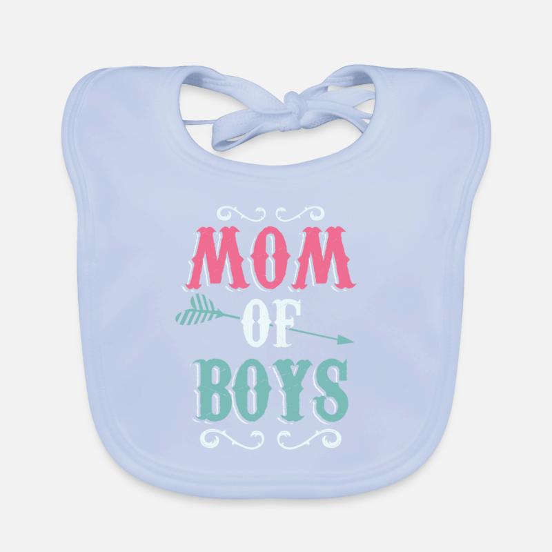 Mutter von Knaben Geschenk Muttertag T-Shirt Baby Bio-Lätzchen