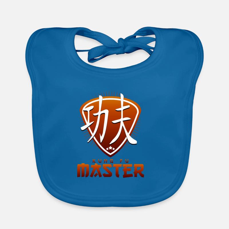 Kung Fu master symbol gift gift idea Organic Baby Bibs
