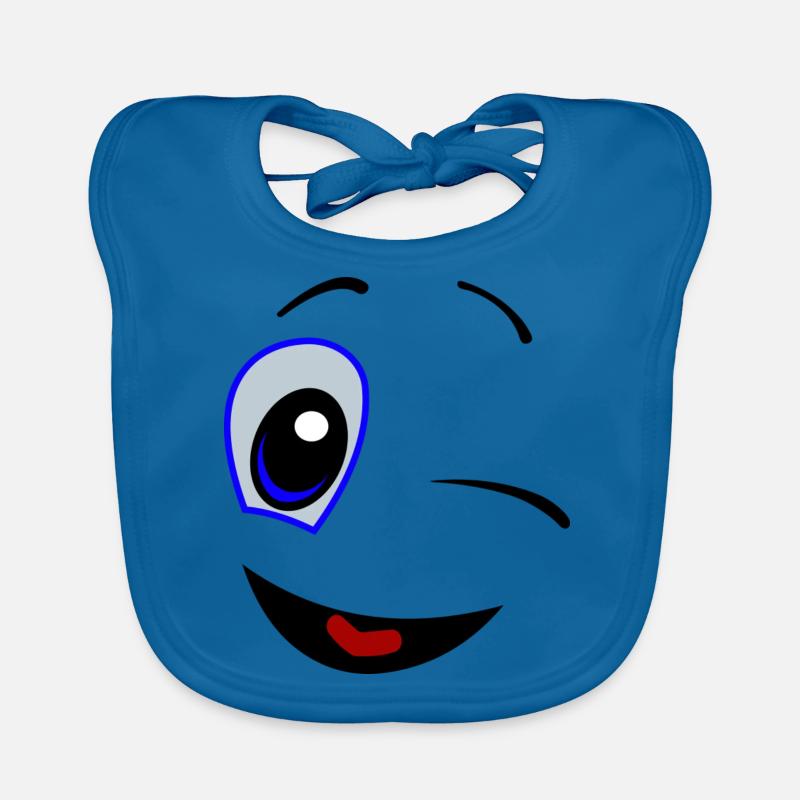 Smiley Bavoir bio Bébé
