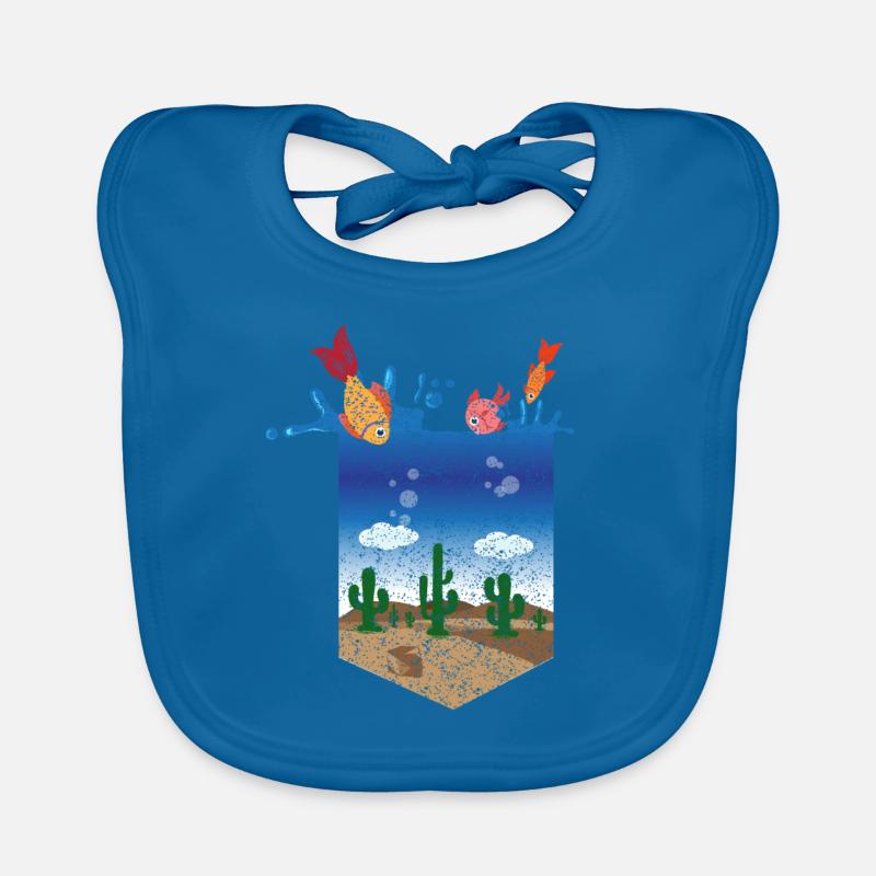 Cadeau d'aquarium de poissons d'aquarium Bavoir bio Bébé