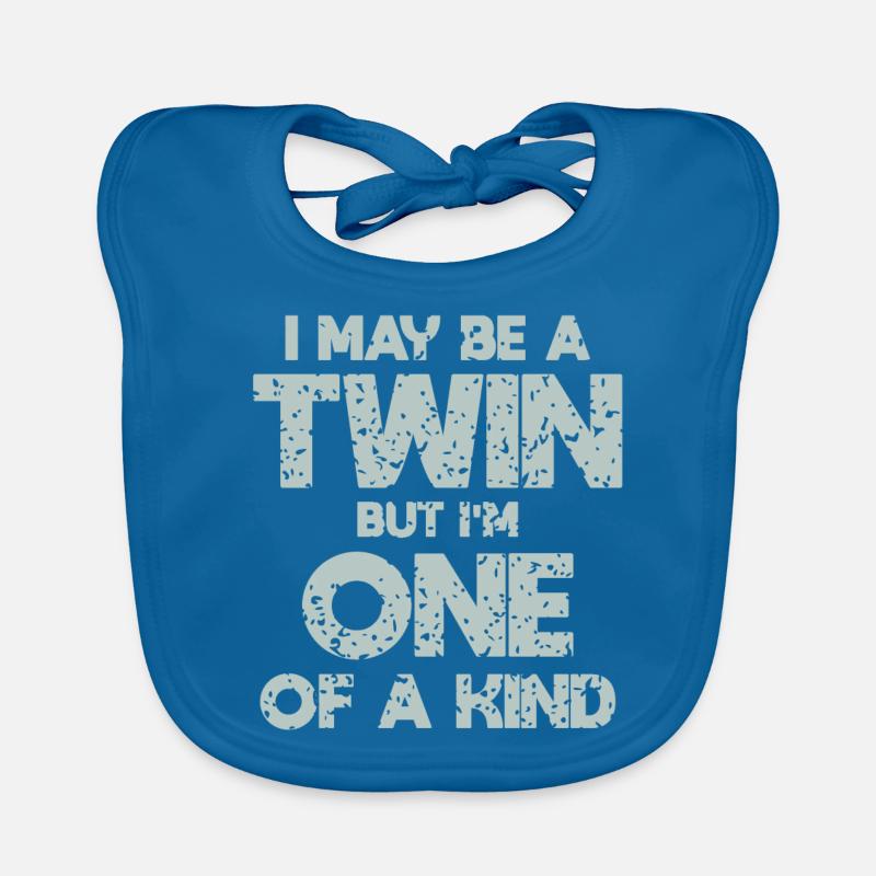 Twins siblings Organic Baby Bibs
