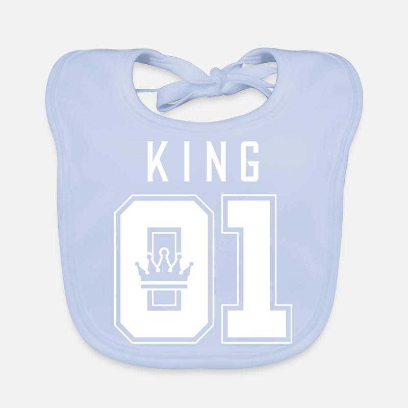 King 01 crown Organic Baby Bibs