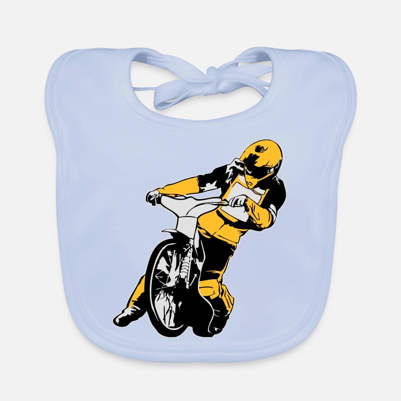 Speedway Racing Organic Baby Bibs