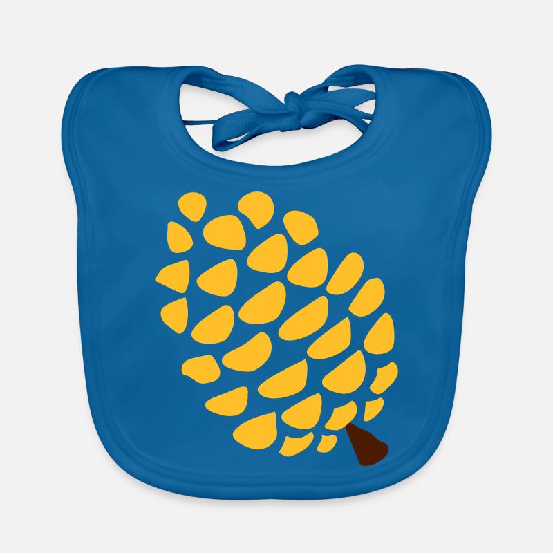 Pine cone pineal gland yoga Organic Baby Bibs