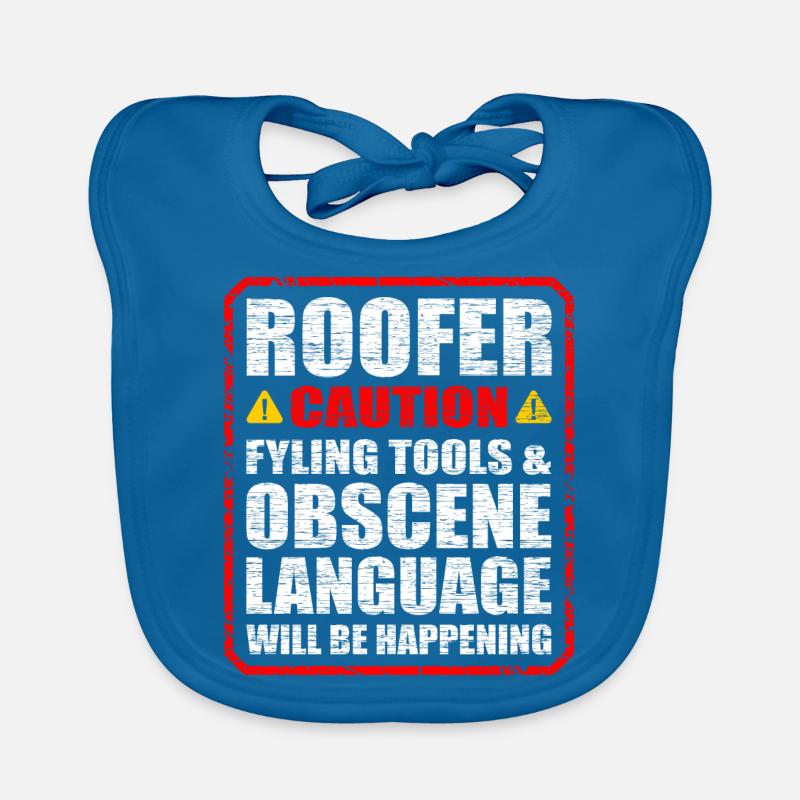 roofer Organic Baby Bibs