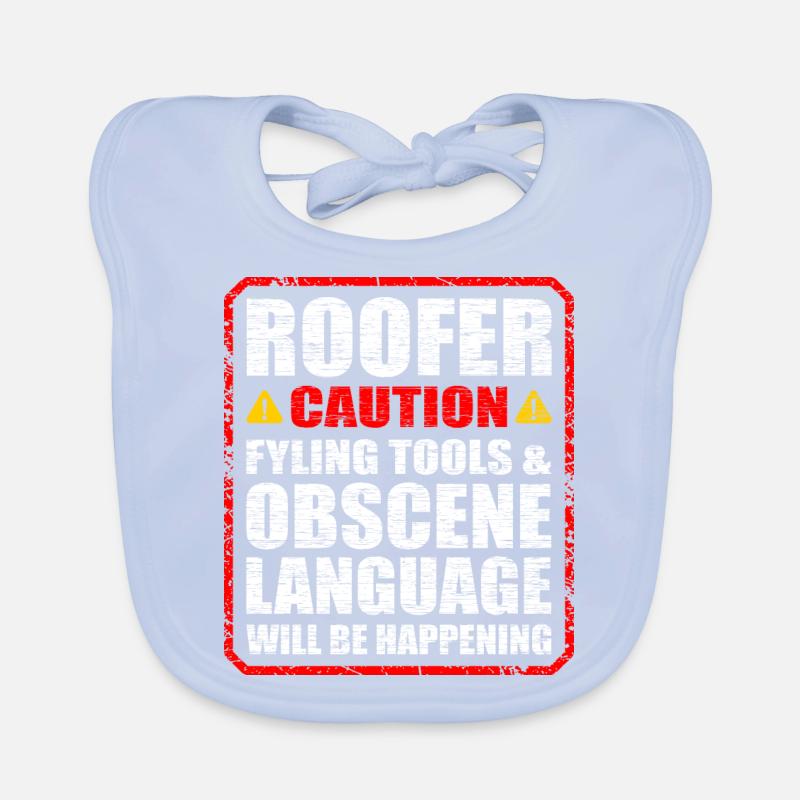 roofer Organic Baby Bibs