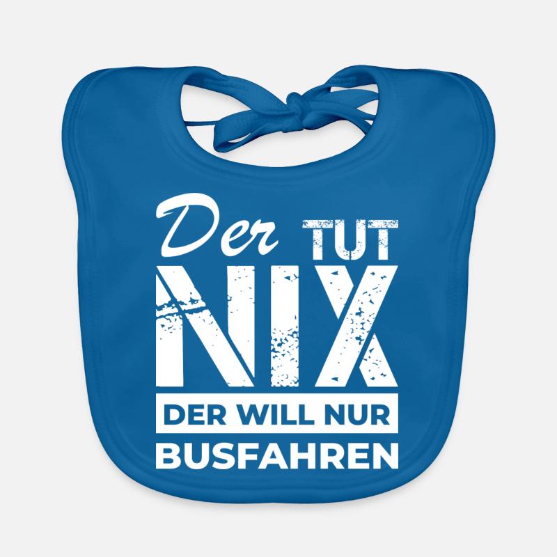 Busfahren - Busfahrer Baby Bio-Lätzchen