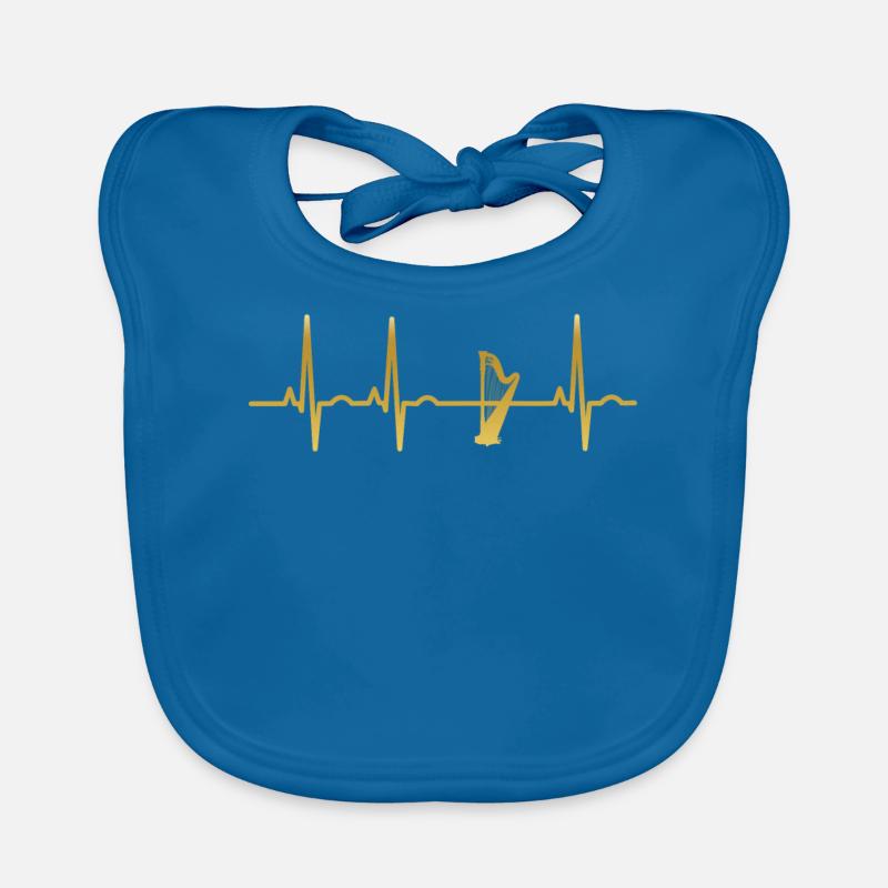 évolution EKG harpe harpe rythme cardiaque Bavoir bio Bébé