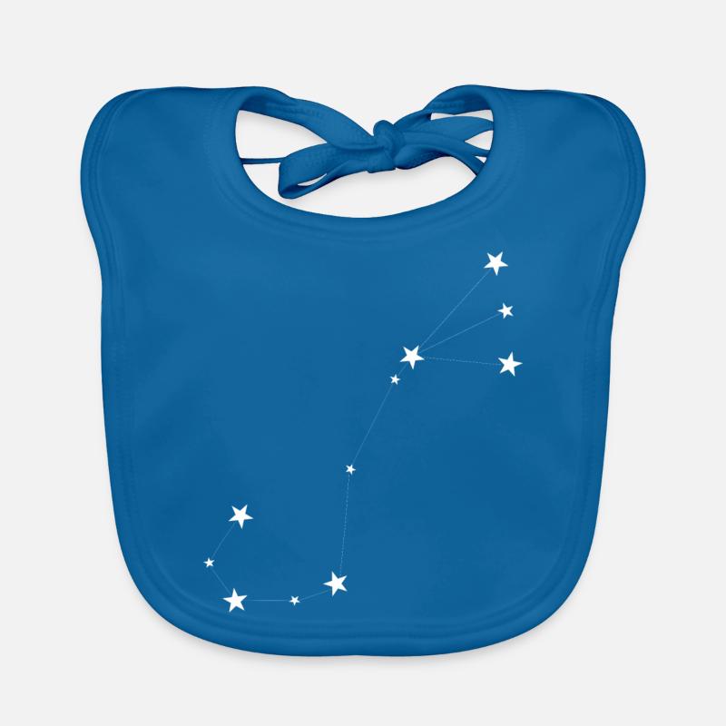 Scorpio Constellation Organic Baby Bibs
