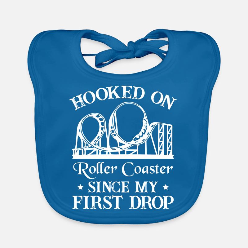 Funny Roller Coaster Organic Baby Bibs