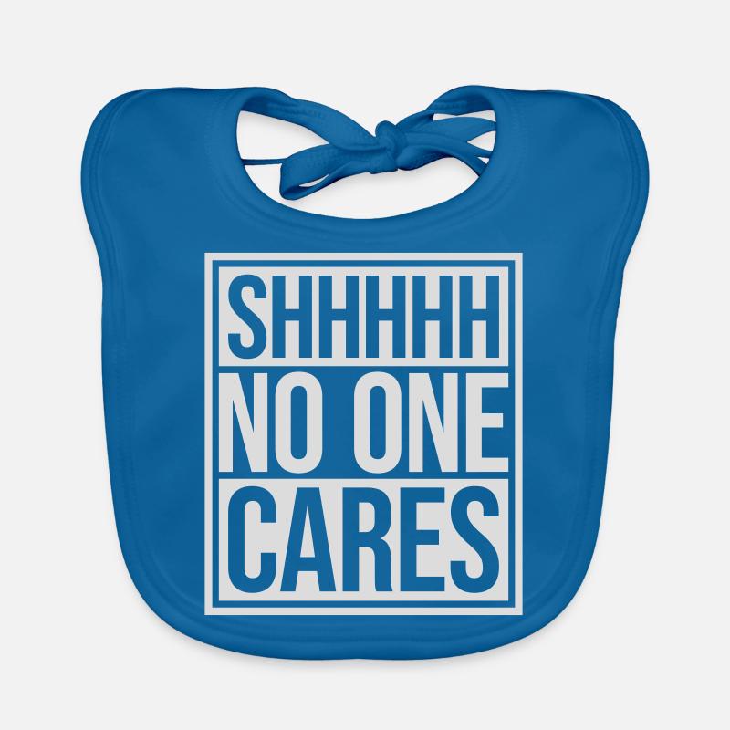 shhh no one cares Baby Bio-Lätzchen