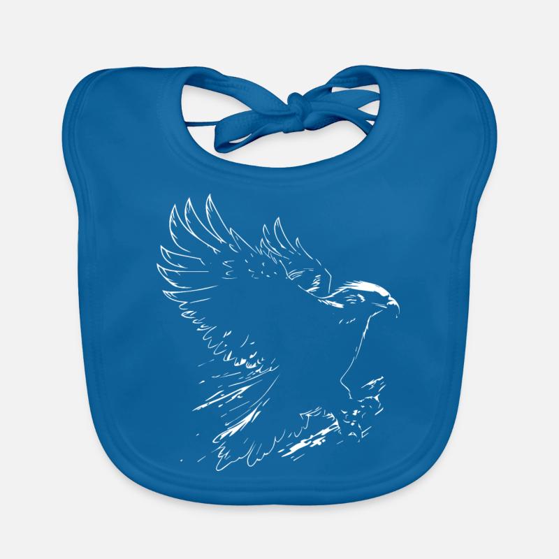 Great White Eagle Organic Baby Bibs