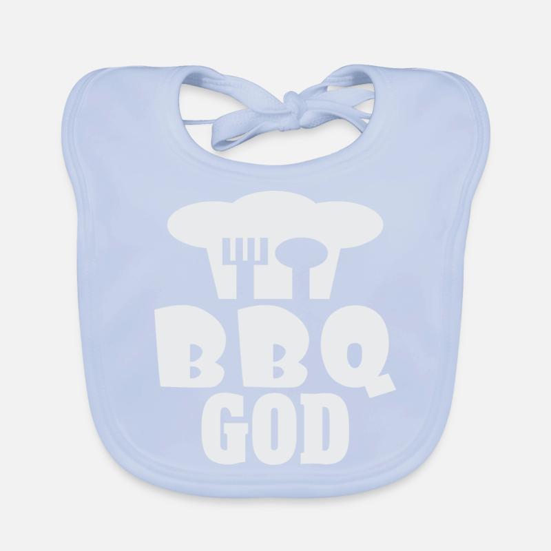 BBQ DIEU Bavoir bio Bébé