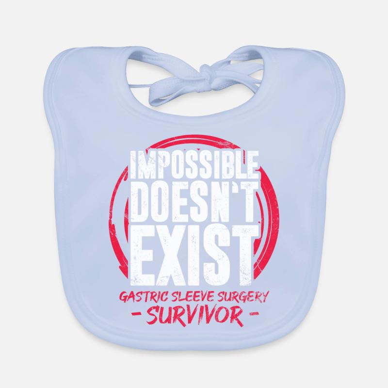 Impossible doesn't exist gastric sleeve surgery Organic Baby Bibs