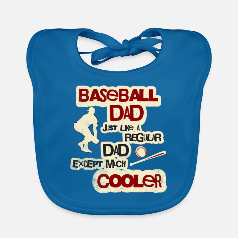Cool Baseball Dad Baby Bio-Lätzchen