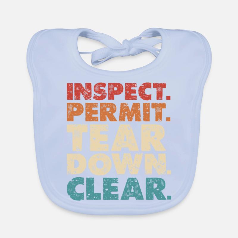 Inspect Permit Tear Down Clear Baby Bio-Lätzchen