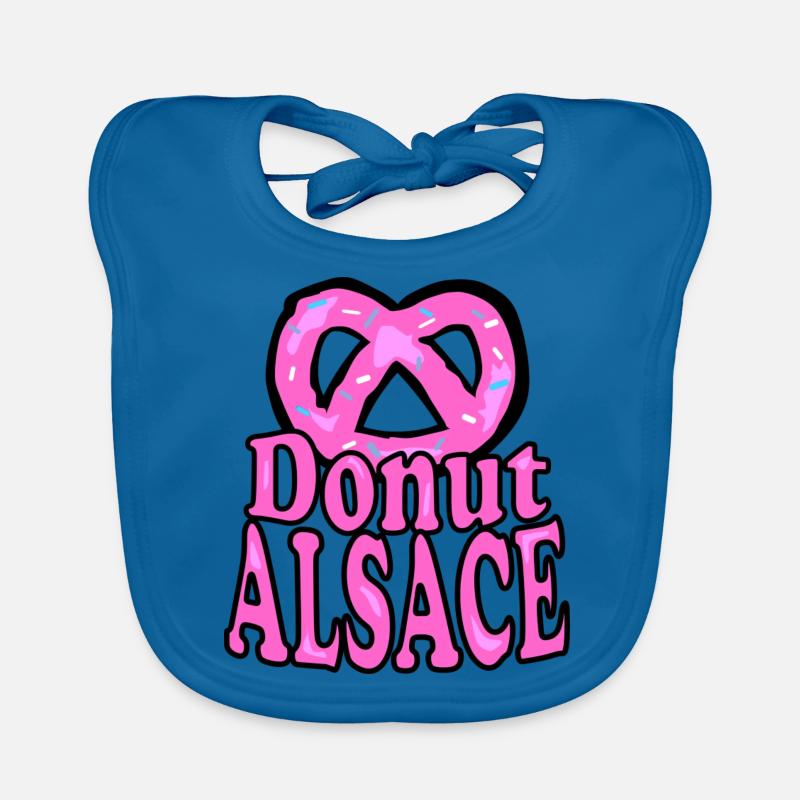 Alsace Donut Pretzel Organic Baby Bibs