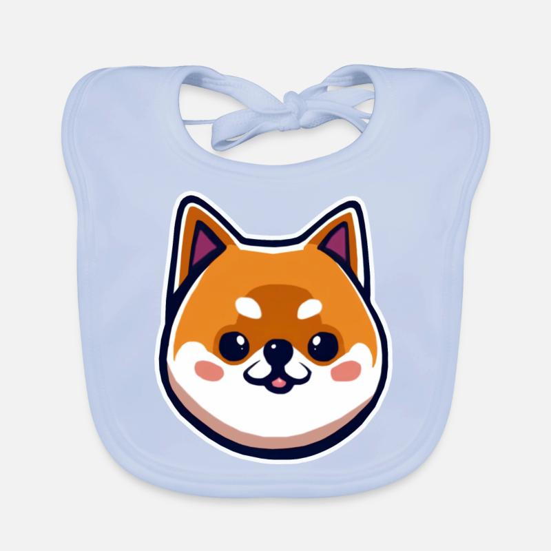 shina inu chibi Bavoir bio Bébé